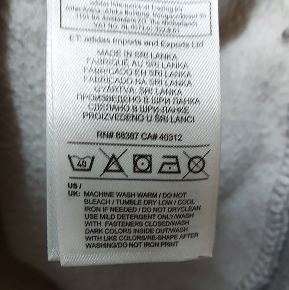 Adidas Zip Up Sweatshirt - Picture 4 of 6